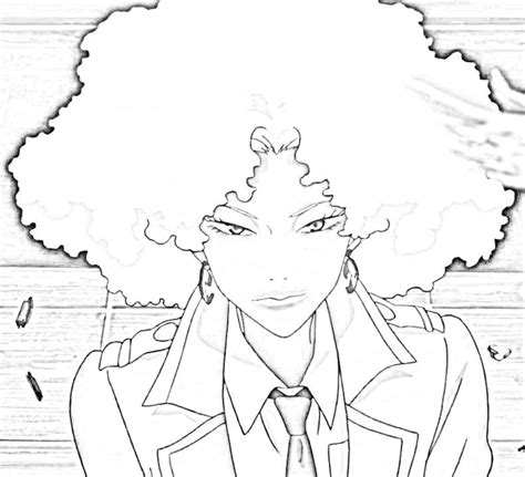 Atsuko Jackson Michiko To Hatchin Coloring Page Etsy