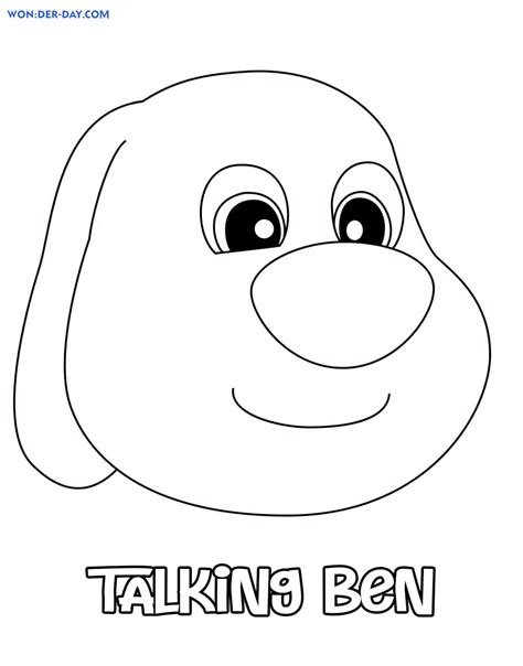 Talking Ben Coloring Pages