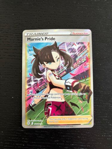 Pokémon TCG Marnie s Pride Full Art Brilliant Stars 171 172 Holo Ultra