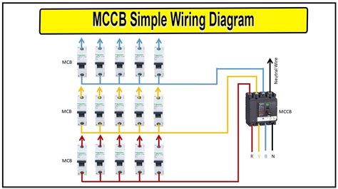 How To Make Mccb Simple Diagram Mccb Youtube Breakers Channel