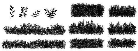 Bush Silhouette Vector Art, Icons, and Graphics for Free Download