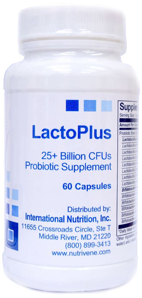 Nutrivene Lactoplus Nutritional Supplements Prebiotics Lactobacillus