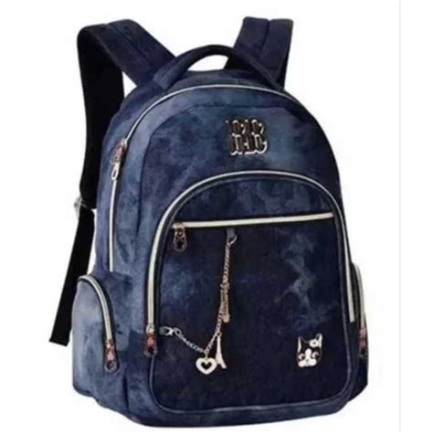 MOCHILA REBECCA BONBON JEANS NOTEBOOK RB 2088 Shopee Brasil