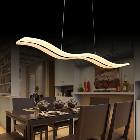 LED Pendant lights Modern Kitchen Acrylic Suspension Hanging Ceiling ...