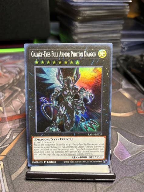 Yu Gi Oh Galaxy Eyes Full Armor Photon Dragon St Ed Ra En Super