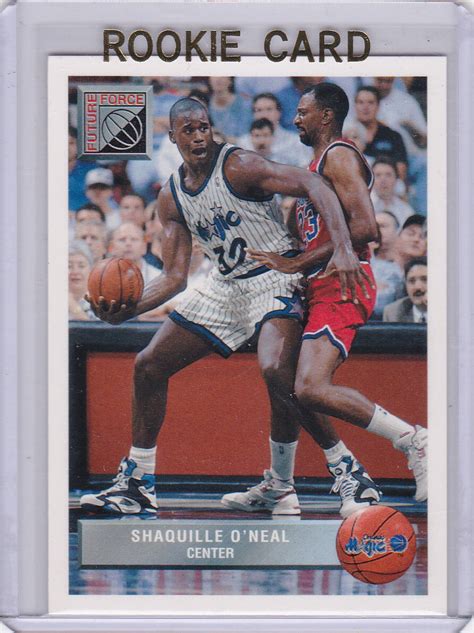 Shaquille O Neal Rookie Card Shaq Rc Upper Deck Future Force