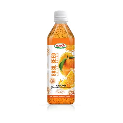 Nawon Basil Seed Drink With Mango Bottle 290Ml