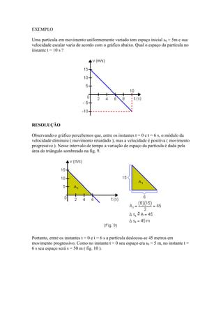 Gr Fico Da Velocidade Escalar Pdf