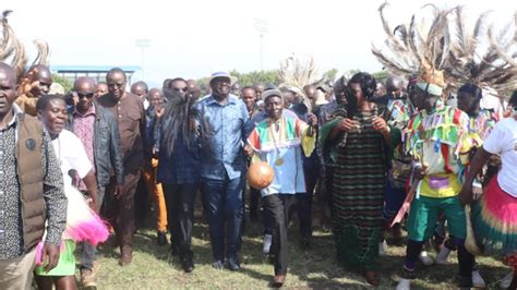 Live Raila Odinga And Azimio Leaders Attend The Luo Festival In