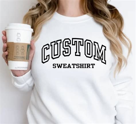 Custom Sweatshirt, Retro Sweatshirt, Custom Quote, Vintage Sweatshirt, College Letters ...