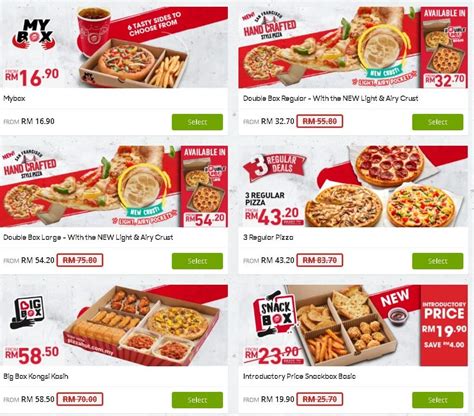 Pizza Hut Menu And Updated Prices Malaysia 2024