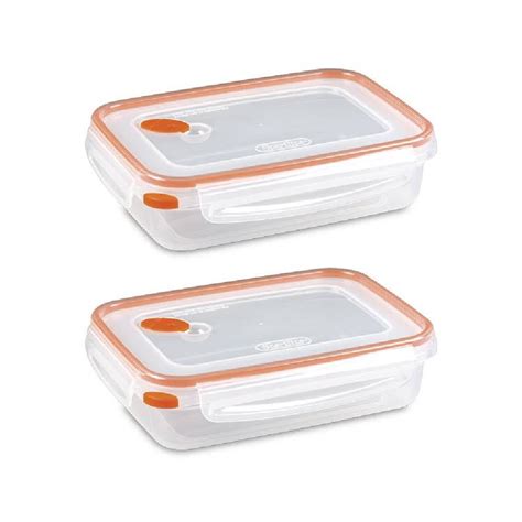 Sterilite Ultra Seal Food Storage Container 58 Cups Plastic Clear