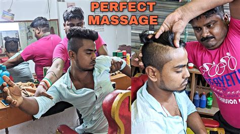 Head Chest And Upper Body Massage With Neck Cracking Tingles Indian Street Asmr Youtube