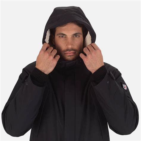 Men S Parka Jacket Jackets Men Black Rossignol