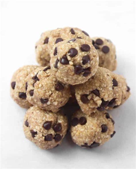 Healthy Cookie Dough Bites Healthy Liv