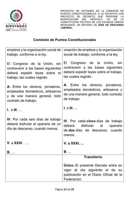 Aprueban Reducción De Jornada Laboral En México A 40 Horas Semanales