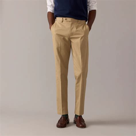 J Crew Bowery Dress Pant In Stretch Chino For Men