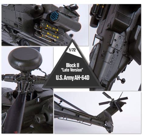 Academy Hobby Models U S Army Ah D Block Ii Late Version