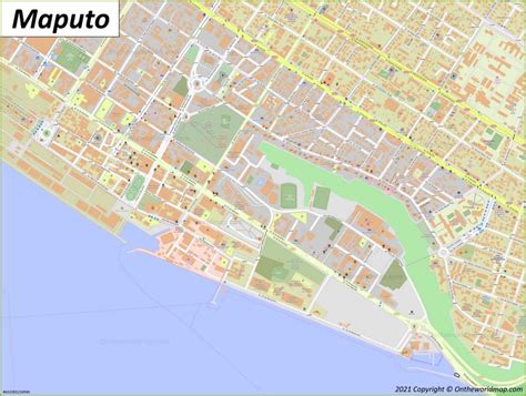 Maputo Map | Mozambique | Maps of Maputo