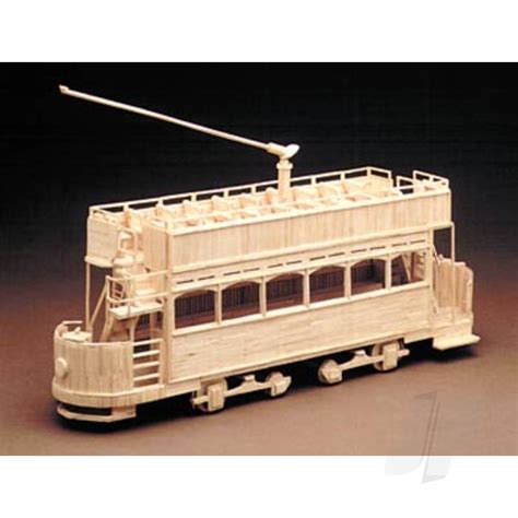 Hobbys Matchbuilder Tram Car Wood Matchstick Kit