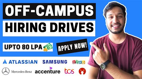 Atlassian Samsung TCS Zoho OFF CAMPUS Hiring 2024 2023 2022 2021