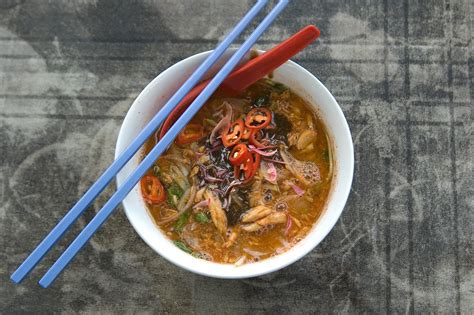 Penang Laksa Probably The Best Spicy Soury Penang Laksa I Flickr