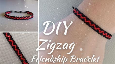 Diy Zigzag Pattern Friendship Bracelet Simple Bracelet How To Make