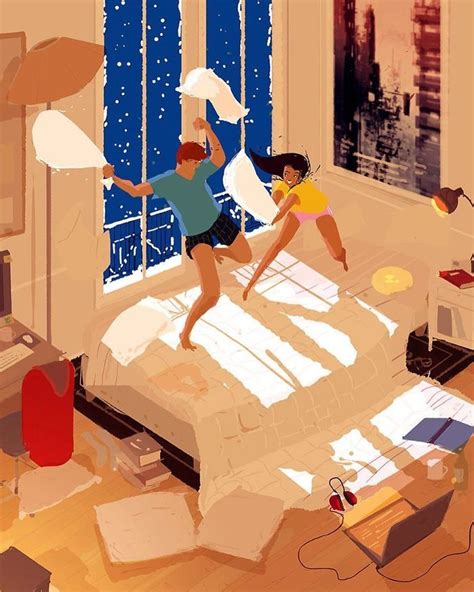 Artist Creates Beautiful Illustrations Of Everyday Life With His Wife