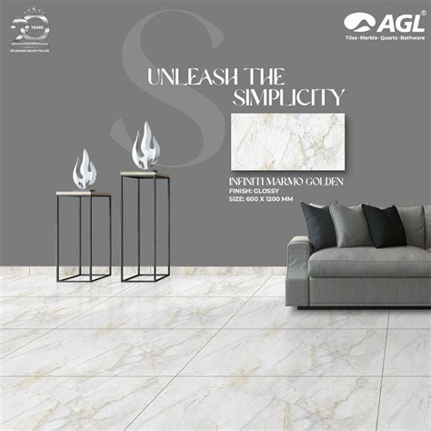 Polished Agl Ceramic Tiles Size X Feet X Mm At Rs Sq Ft