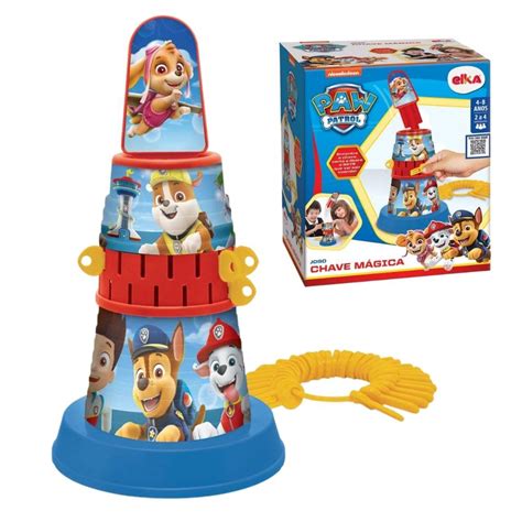 Jogo Infantil Chave M Gica Patrulha Canina Brinquedo Elka No Shoptime