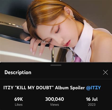 Itzy Charts Data On Twitter Update Kill My Doubt Album Spoiler