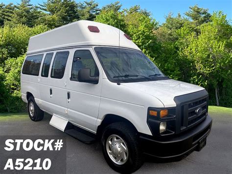 2013 Ford E250 High Top NEMT Medical Transport Van For Sale For Adults