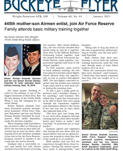 January Buckeye Flyer Now Available 445th Airlift Wing Article Display