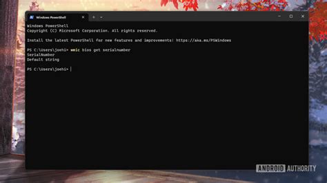 How To Find Your Computers Serial Number On Windows Android Authority