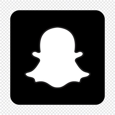 Ilustración del icono de snapchat el logotipo de la aplicación de