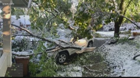 Spokane man suffers storm damage to car twice in three months | krem.com