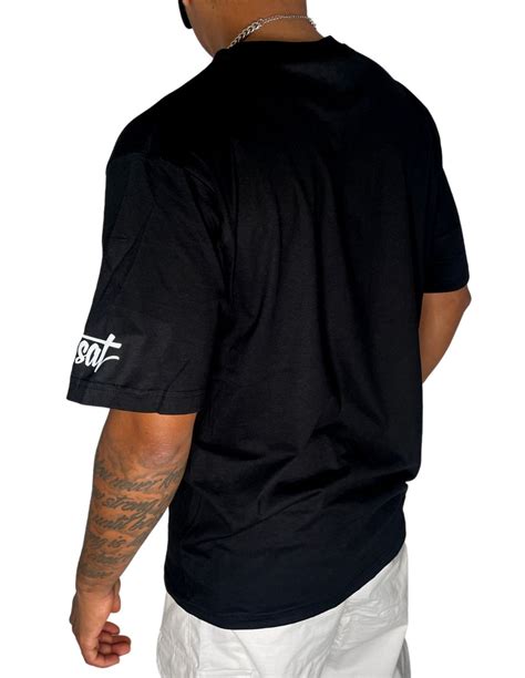 BSAT Tupac Baggy T-Shirt Black