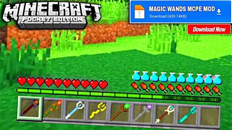 MAGIC WANDS MOD FOR MINECRAFT POCKET EDITION Magical Wands For