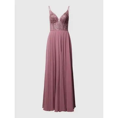 Preisvergleich F R Hey Kyla Abendkleid Mit Paillettenbesatz In Mauve