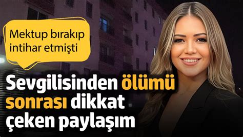 Kübra Aykut'un ölümü sonrası sevgilisinden ilk paylaşım!