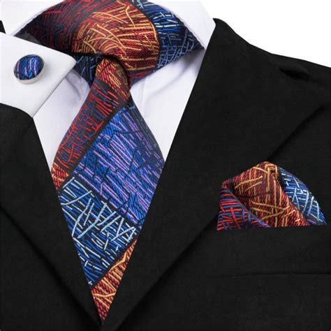 Patchwork Tie Pocket Square And Cufflinks Beautiful Ties At Unbelievable Prices