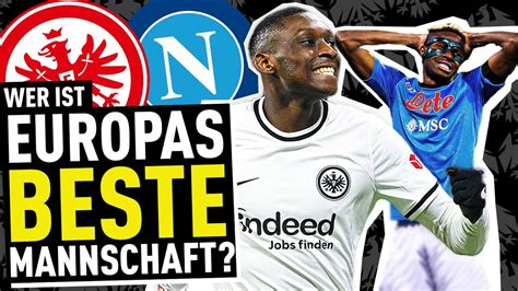 So kann Eintracht Frankfurt auch Neapel ärgern Champions League YouTube