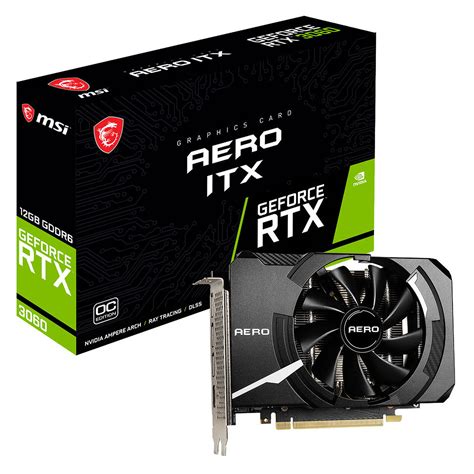 MSI GeForce RTX 3060 AERO ITX 12G OC LHR Carte Graphique LDLC