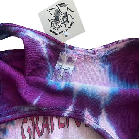 Tie Dye Grateful Dead Tank ‘95 tour Grateful Dead... - Depop