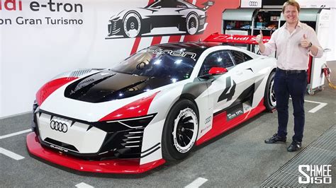 Audi E Tron Vision Gran Turismo First Ever Real Car Drive Youtube