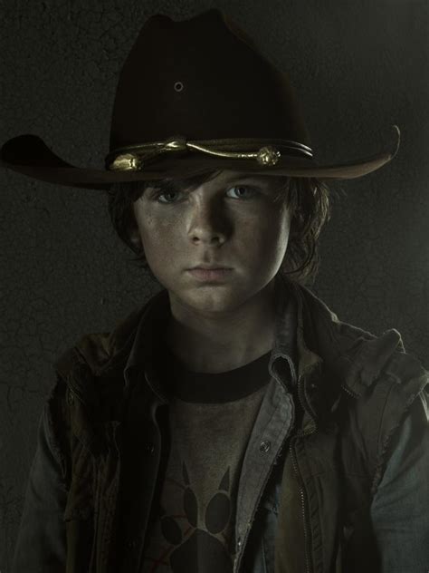 Carl Grimes Season 3 Cast Portrait The Walking Dead Photo