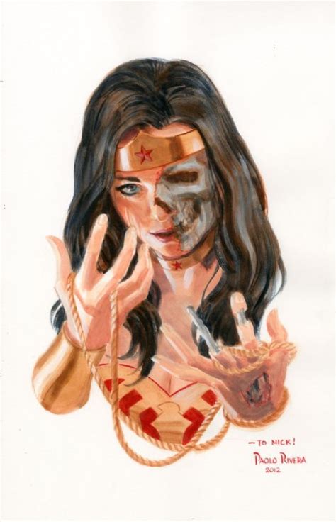 Zombie Wonder Woman By Paolo Rivera Comic Art Superhero Art Wonder