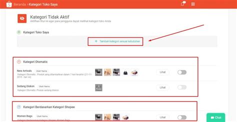 Cara Mudah Membuat Kategori Di Shopee Shopee Seller Center Ginee