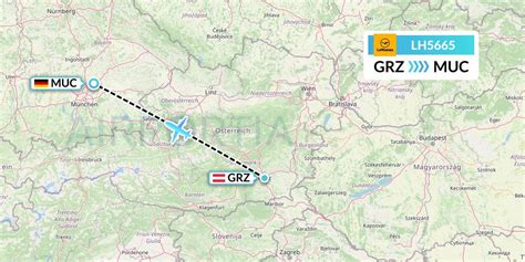 LH5665 Flight Status Lufthansa Graz To Munich DLH5665