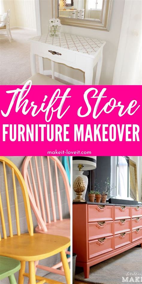 25 Amazing Thrift Store Furniture Makeovers Furniture Makeover Diy